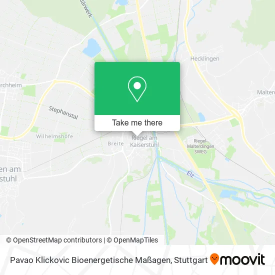 Карта Pavao Klickovic Bioenergetische Maßagen