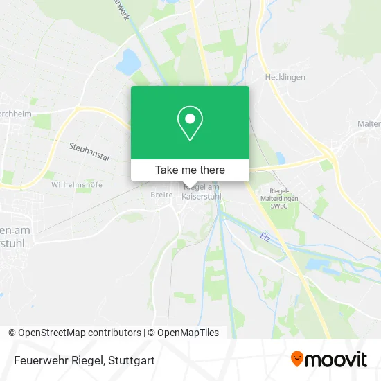 Карта Feuerwehr Riegel