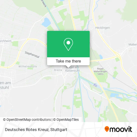 Карта Deutsches Rotes Kreuz