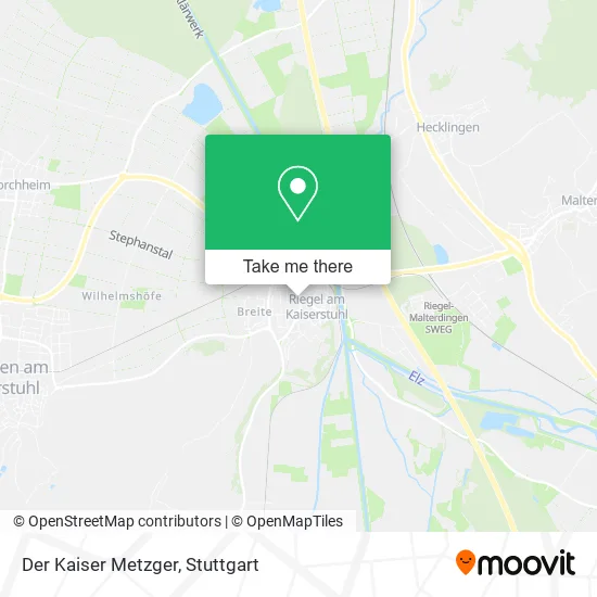 Карта Der Kaiser Metzger