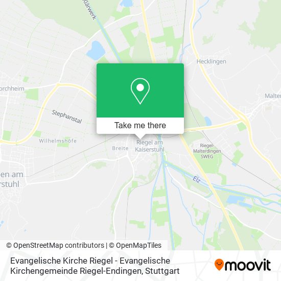 Evangelische Kirche Riegel - Evangelische Kirchengemeinde Riegel-Endingen map