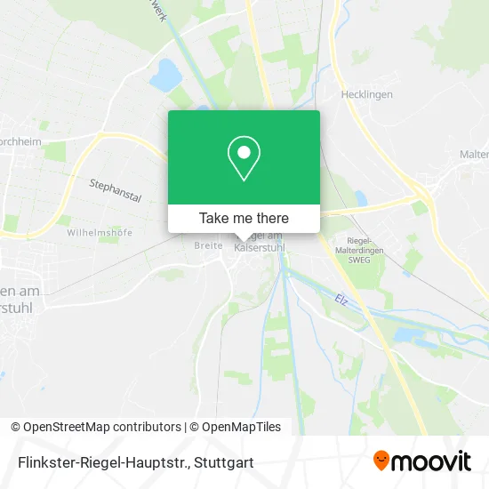 Карта Flinkster-Riegel-Hauptstr.