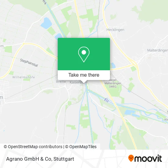 Карта Agrano GmbH & Co