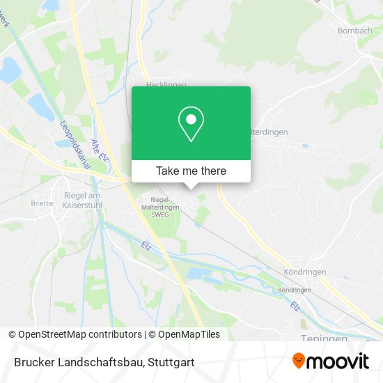Brucker Landschaftsbau map