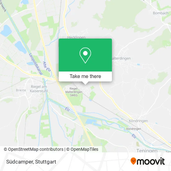 Карта Südcamper