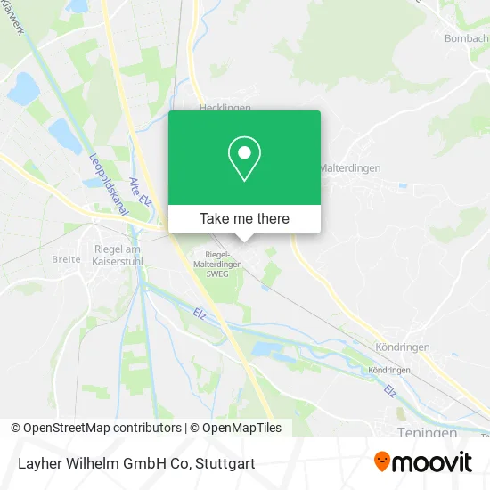 Карта Layher Wilhelm GmbH Co