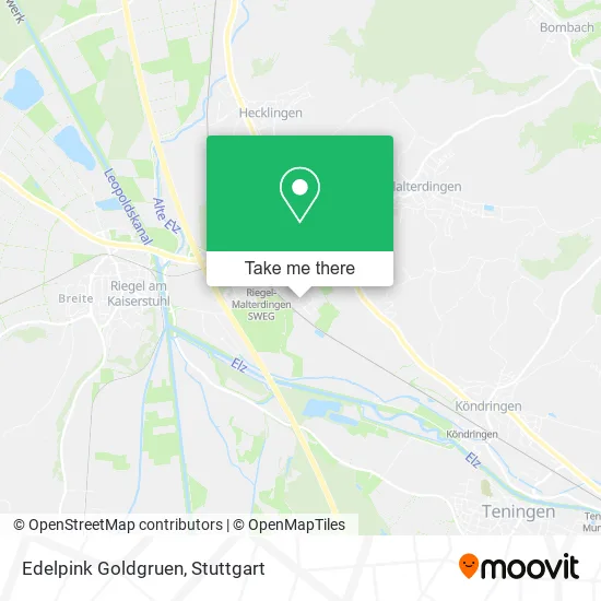 Карта Edelpink Goldgruen