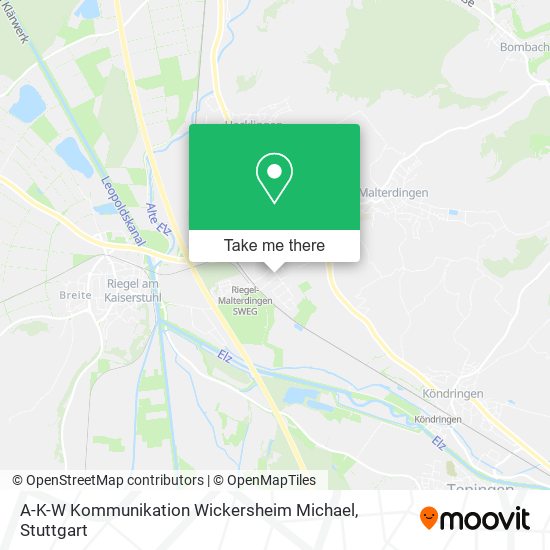 A-K-W Kommunikation Wickersheim Michael map