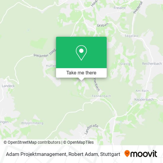 Adam Projektmanagement, Robert Adam map