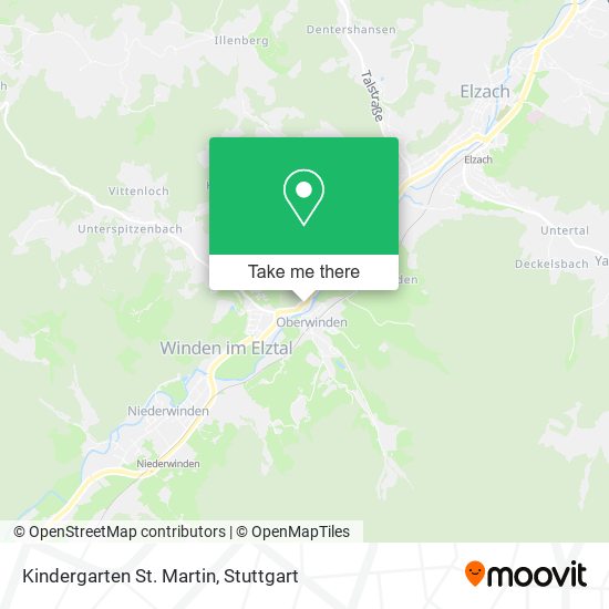 Kindergarten St. Martin map