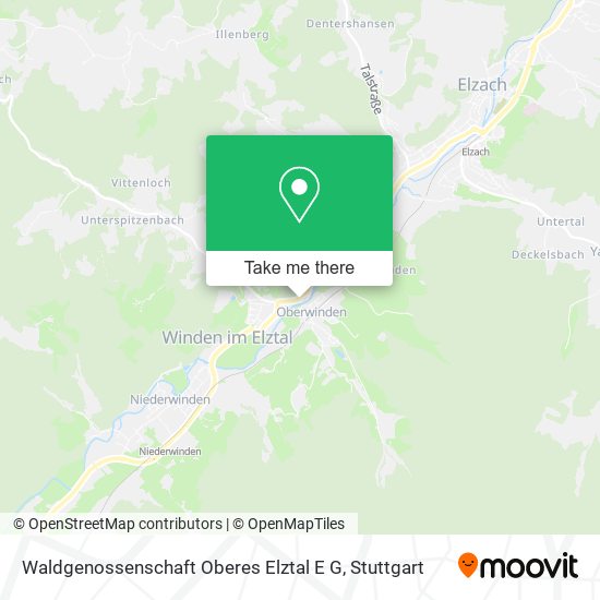 Карта Waldgenossenschaft Oberes Elztal E G