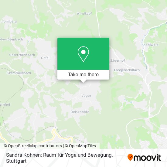 Sandra Kohnen: Raum für Yoga und Bewegung map