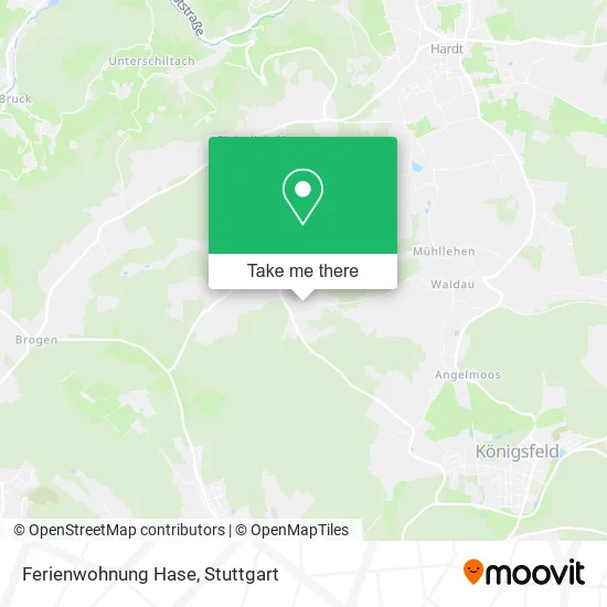 Карта Ferienwohnung Hase