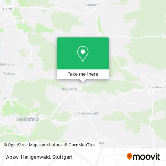 Карта Abzw. Heiligenwald