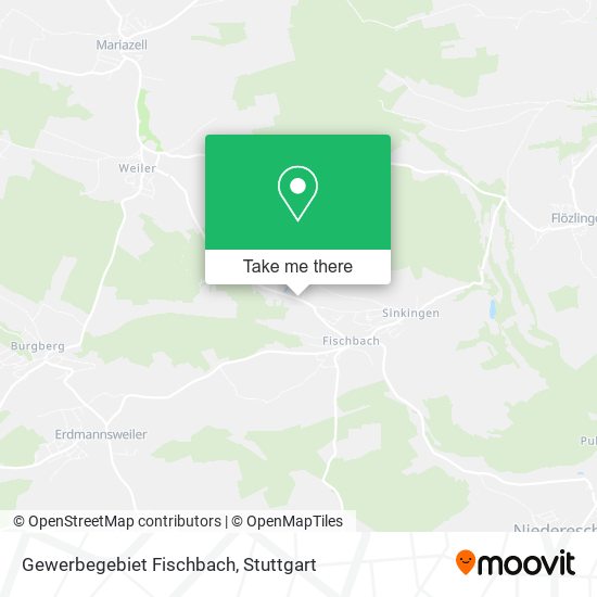 Gewerbegebiet Fischbach map