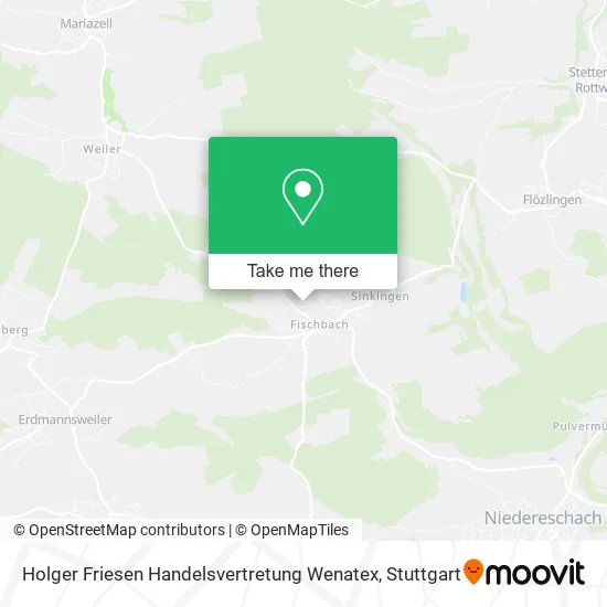 Карта Holger Friesen Handelsvertretung Wenatex