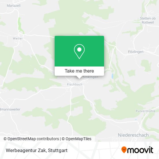 Карта Werbeagentur Zak