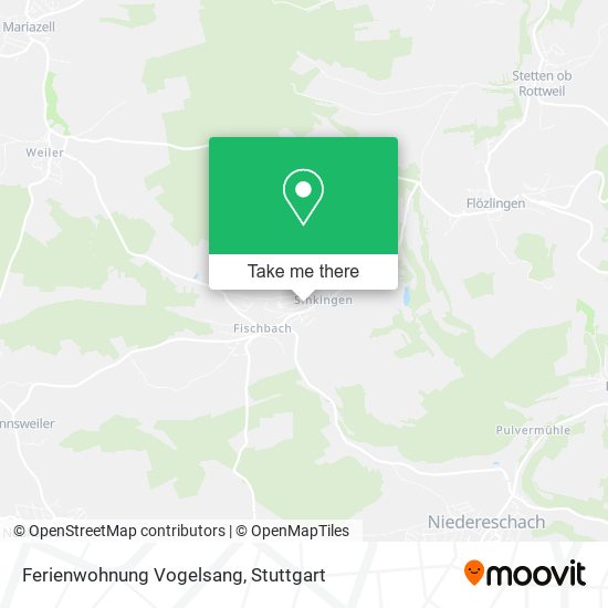 Карта Ferienwohnung Vogelsang