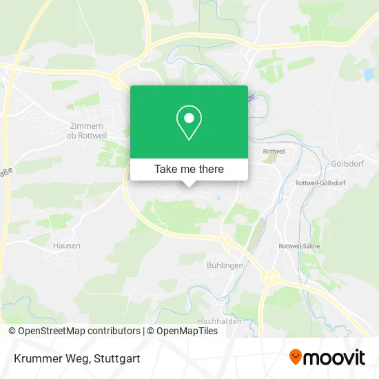 Карта Krummer Weg