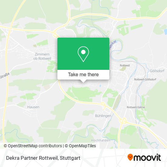 Dekra Partner Rottweil map