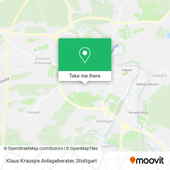 Карта Klaus Krauspe Anlageberater