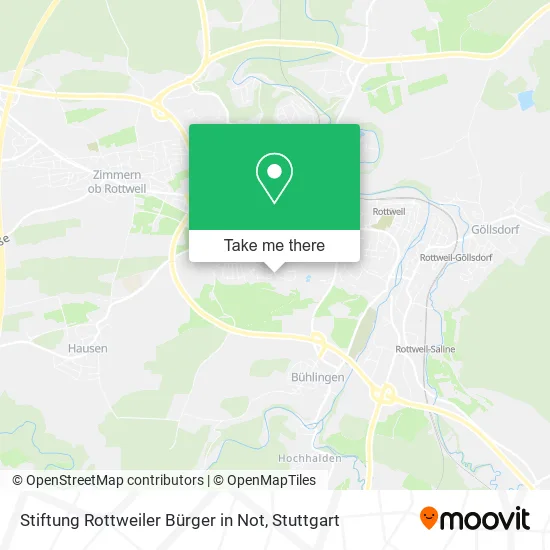 Карта Stiftung Rottweiler Bürger in Not