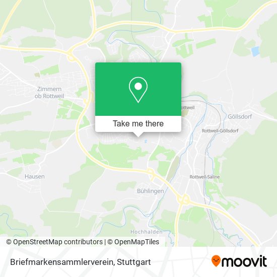 Briefmarkensammlerverein map