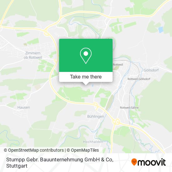 Stumpp Gebr. Bauunternehmung GmbH & Co map