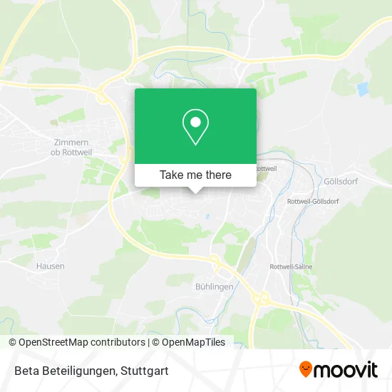Карта Beta Beteiligungen