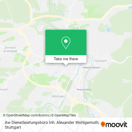 Карта Aw Dienstleistungsbüro Inh. Alexander Wohlgemuth