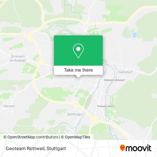 Geoteam Rottweil map