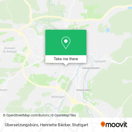 Карта Übersetzungsbüro, Henriette Bäcker