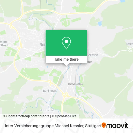 Карта Inter Versicherungsgruppe Michael Kessler