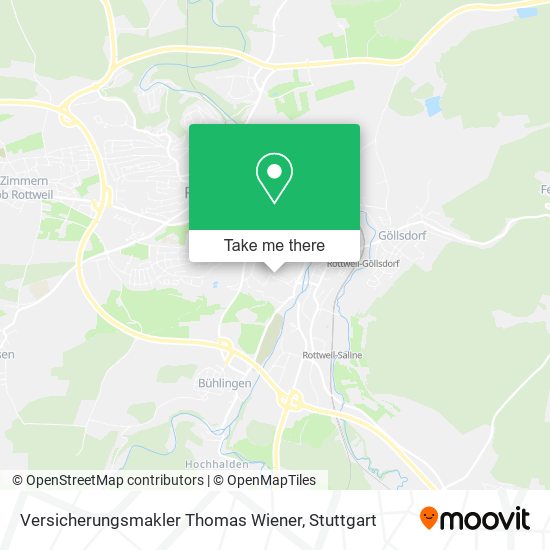 Карта Versicherungsmakler Thomas Wiener