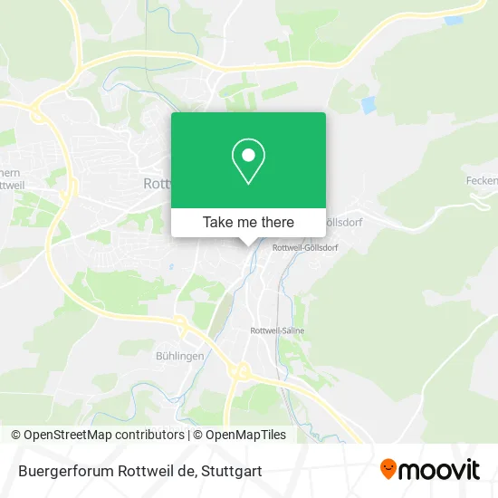 Карта Buergerforum Rottweil de