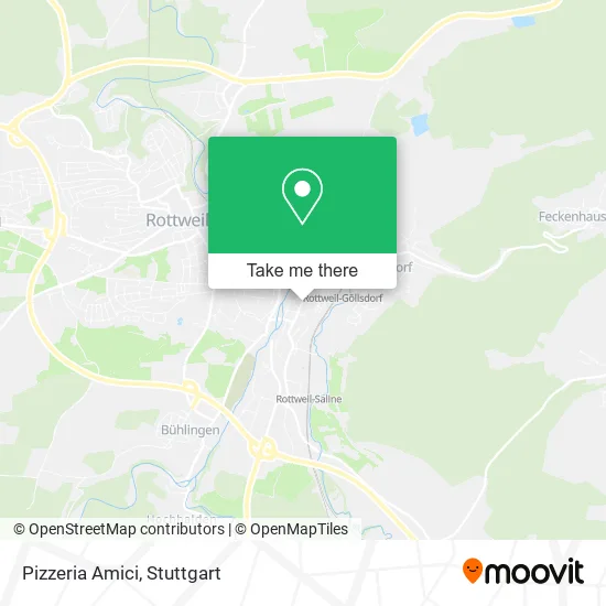 Карта Pizzeria Amici