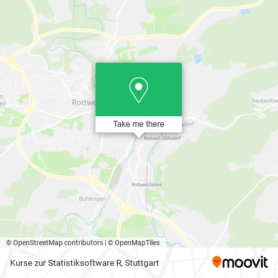 Карта Kurse zur Statistiksoftware R