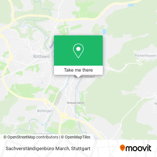 Карта Sachverständigenbüro March