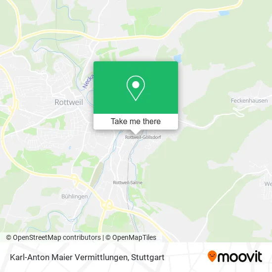 Карта Karl-Anton Maier Vermittlungen