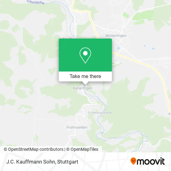 Карта J.C. Kauffmann Sohn