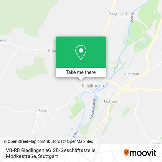 VB-RB Riedlingen eG SB-Geschäftsstelle Mörikestraße map