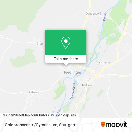 Goldbronnenstr./Gymnasium map