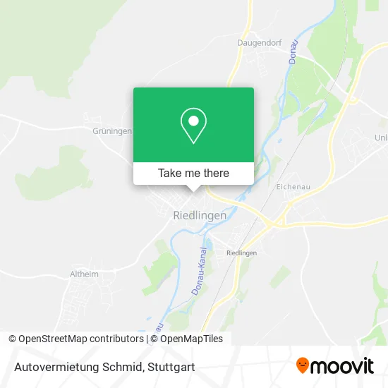 Карта Autovermietung Schmid