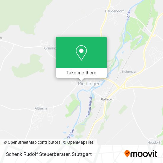 Schenk Rudolf Steuerberater map