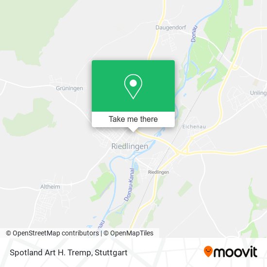 Spotland Art H. Tremp map