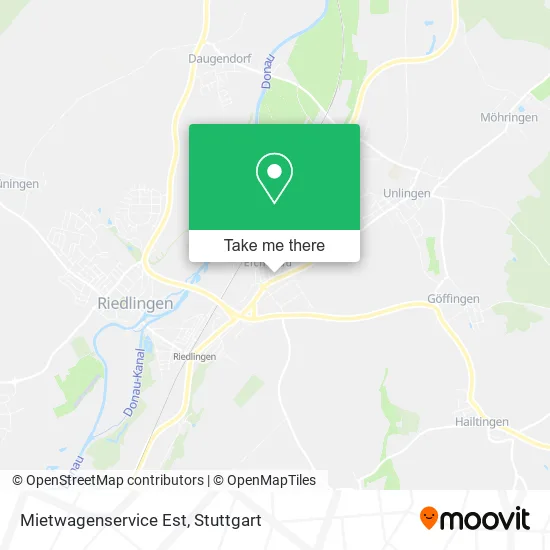 Карта Mietwagenservice Est