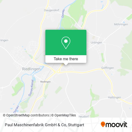 Paul Maschinenfabrik GmbH & Co map