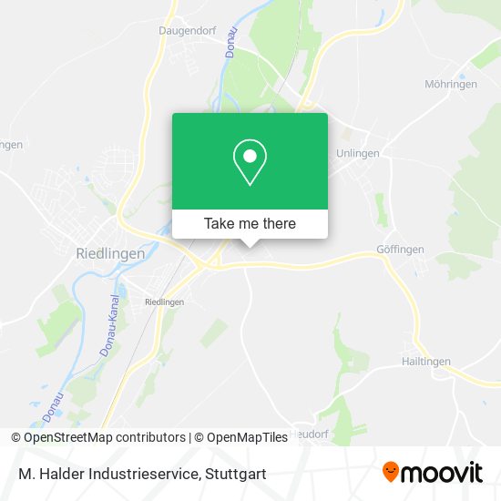 M. Halder Industrieservice map