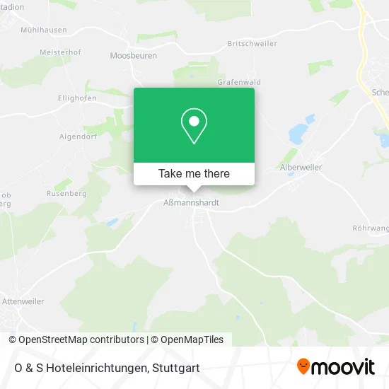 Карта O & S Hoteleinrichtungen