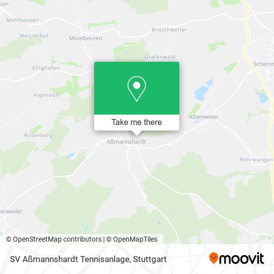 Карта SV Aßmannshardt Tennisanlage